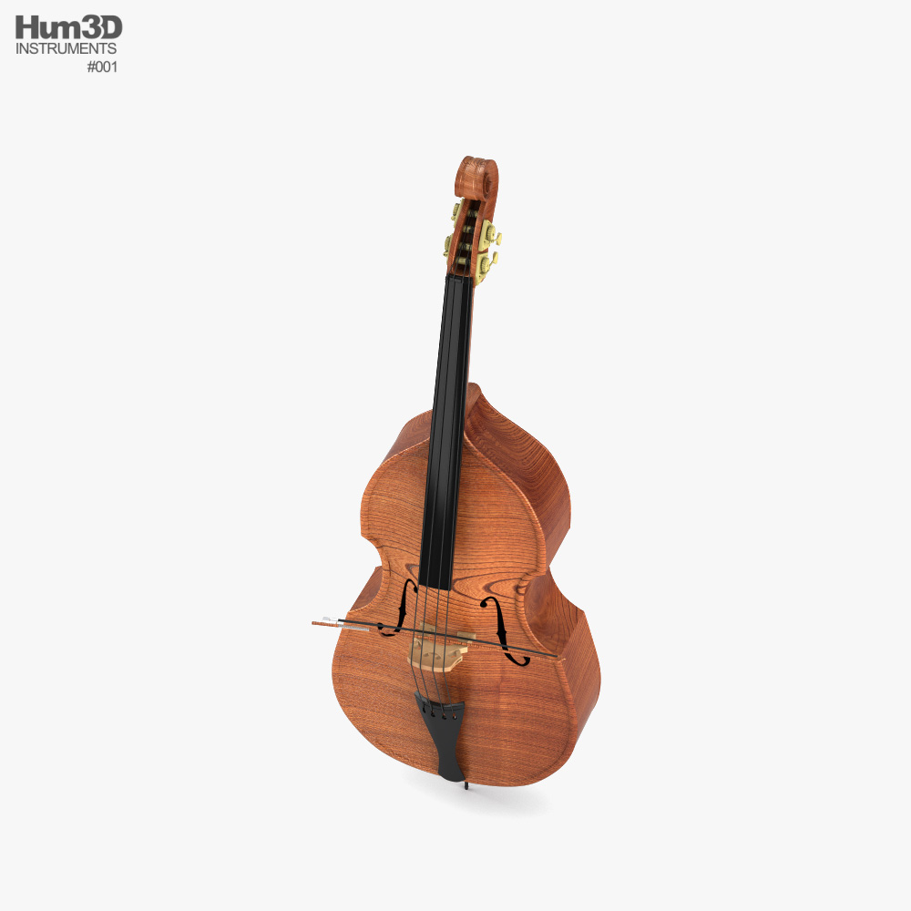 コントラバス 3Dモデル - ダウンロード 楽器 オン 3DModels.org