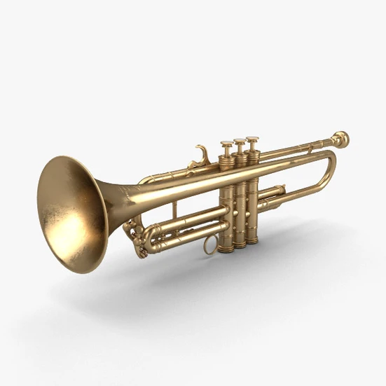 トランペット 3Dモデル ダウンロード - 3DModels.org