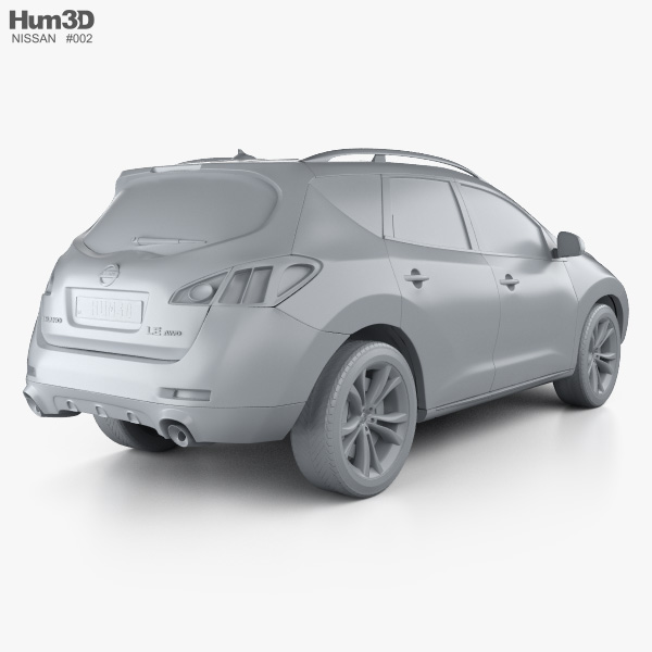 Nissan Murano 2010 3D model - Download Crossover SUV on 3DModels.org