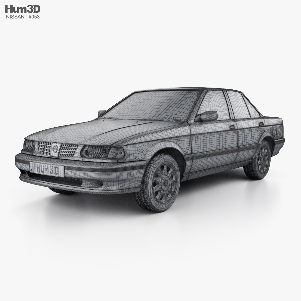 Nissan Tsuru 2016 Modelo 3D - Baixar Sedan no 3DModels.org