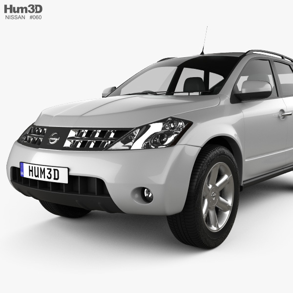 日産 ムラーノ Z50 2007 3Dモデル - ダウンロード Crossover SUV オン