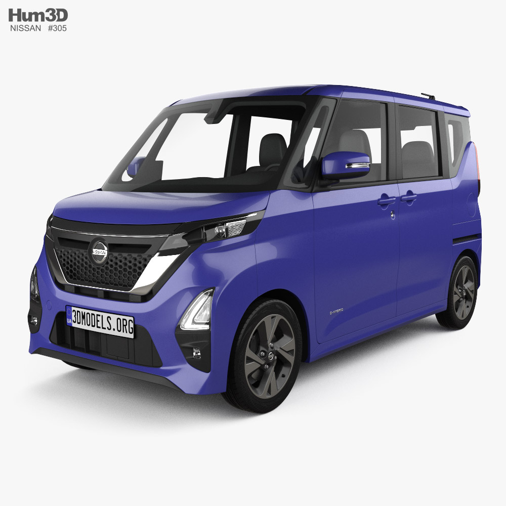 Nissan Roox Highway Star 2023 3D model - Download Hatchback on