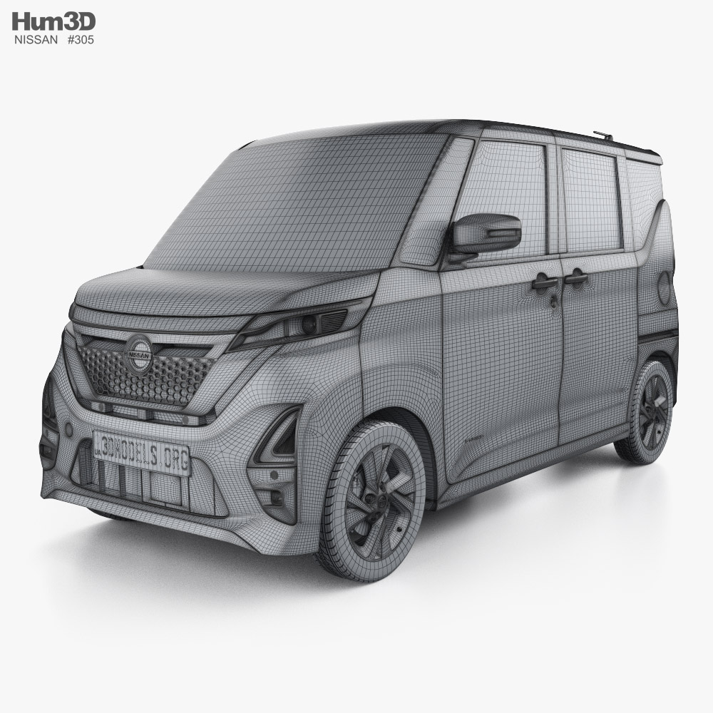 Nissan Roox Highway Star 2023 3D model - Download Hatchback on