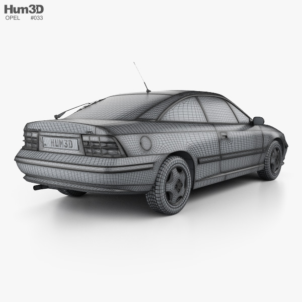 オペル カリブラ 1997 3Dモデル - ダウンロード Sports car オン