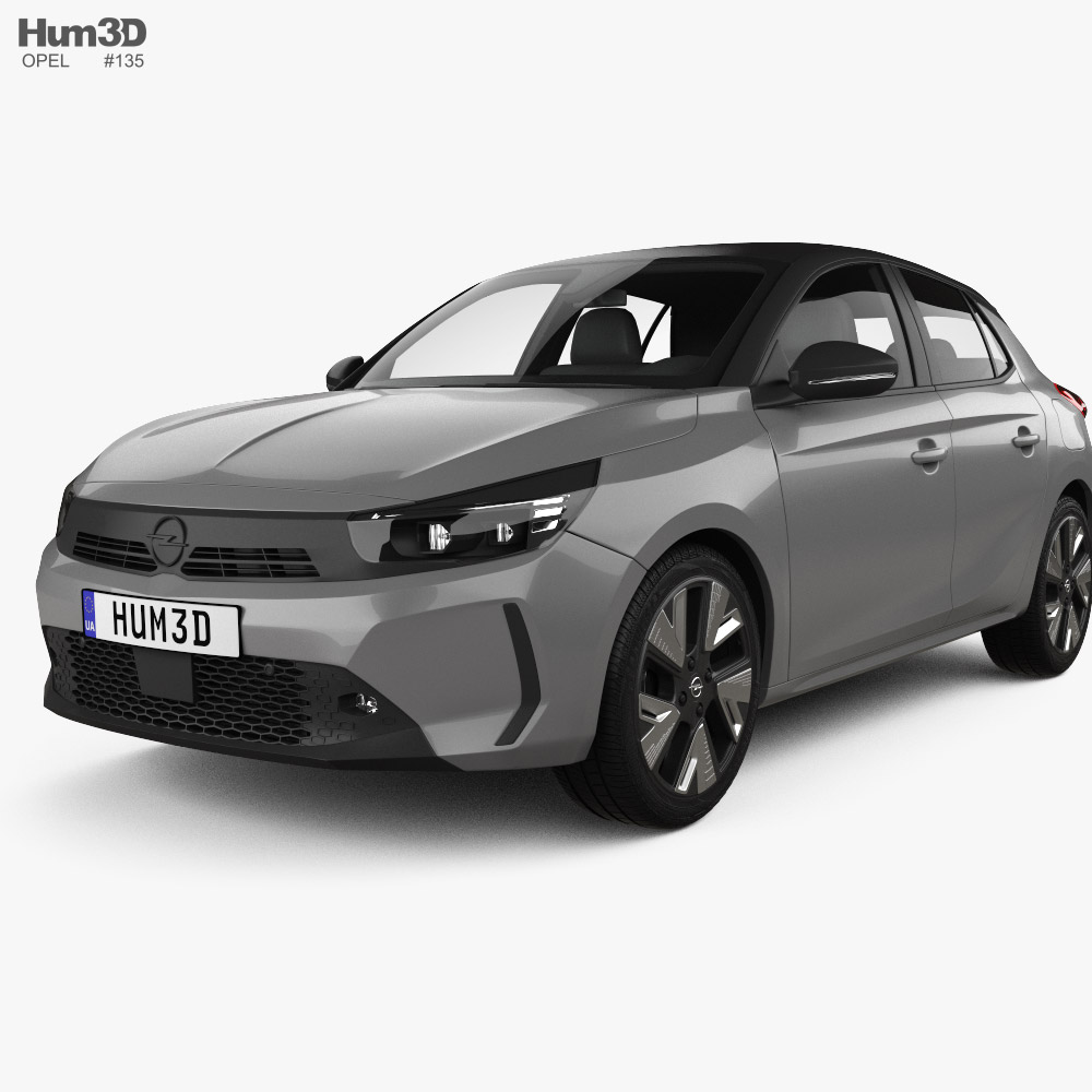 Opel Corsa Elétrico 2025 Modelo 3D - Baixar Hatchback no 3DModels.org