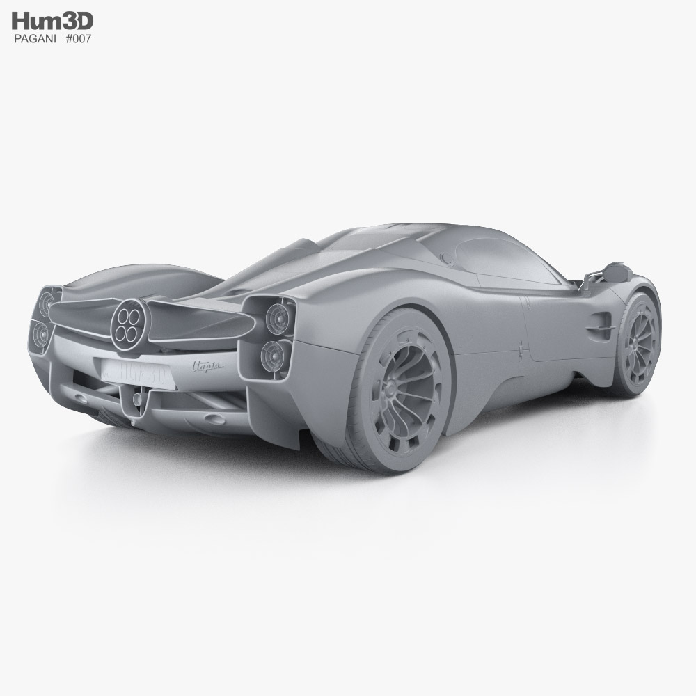 パガーニ ウトピア 2025 3Dモデル - ダウンロード Sports car オン