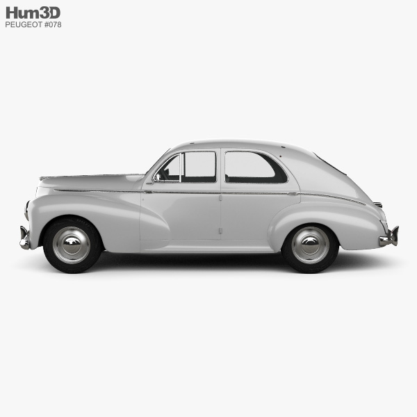 プジョー 203 1948年 3Dモデル - ダウンロード Sedan オン 3DModels.org