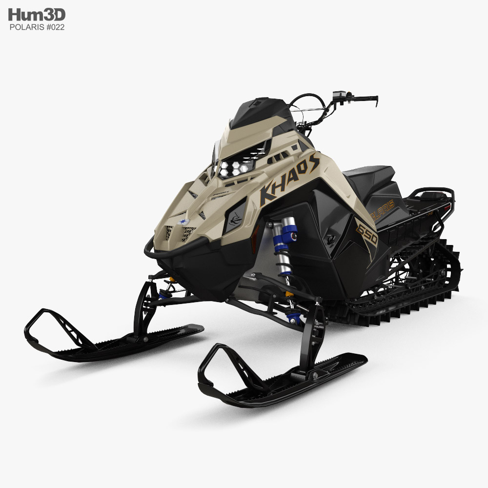 ポラリス 650 RMK カオス スラッシュ 146 2025 3Dモデル