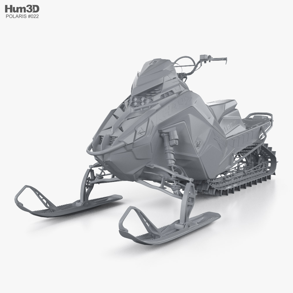 ポラリス 650 RMK カオス スラッシュ 146 2025 3Dモデル