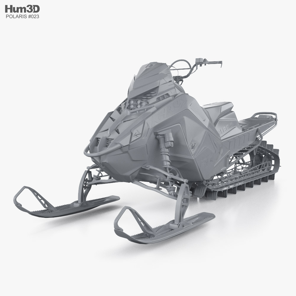 ポラリス 650 RMK カオス スラッシュ 165 2025 3Dモデル