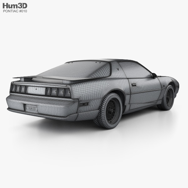 ポンティアック ファイアーバード トランザム GTA 1993 3Dモデル