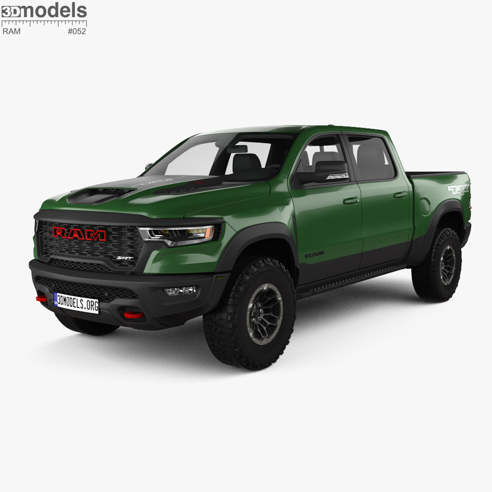 ダッジ ラム 1500 SRT TRX 2027 3Dモデル - ダウンロード ピックアップ