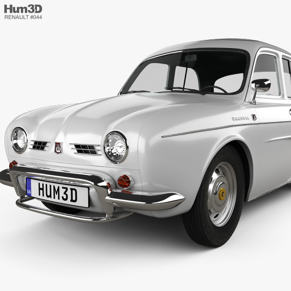 ルノー オンディーヌ ドフィーヌ 1956-1967 3Dモデル - ダウンロード