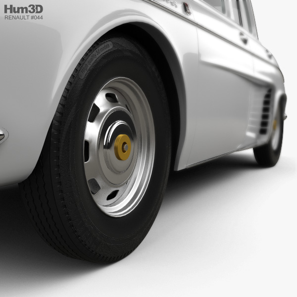 ルノー オンディーヌ ドフィーヌ 1956-1967 3Dモデル - ダウンロード