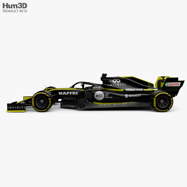 Renault R.S.19 F1 2019 Modelo 3D - Baixar Sports car no 3DModels.org