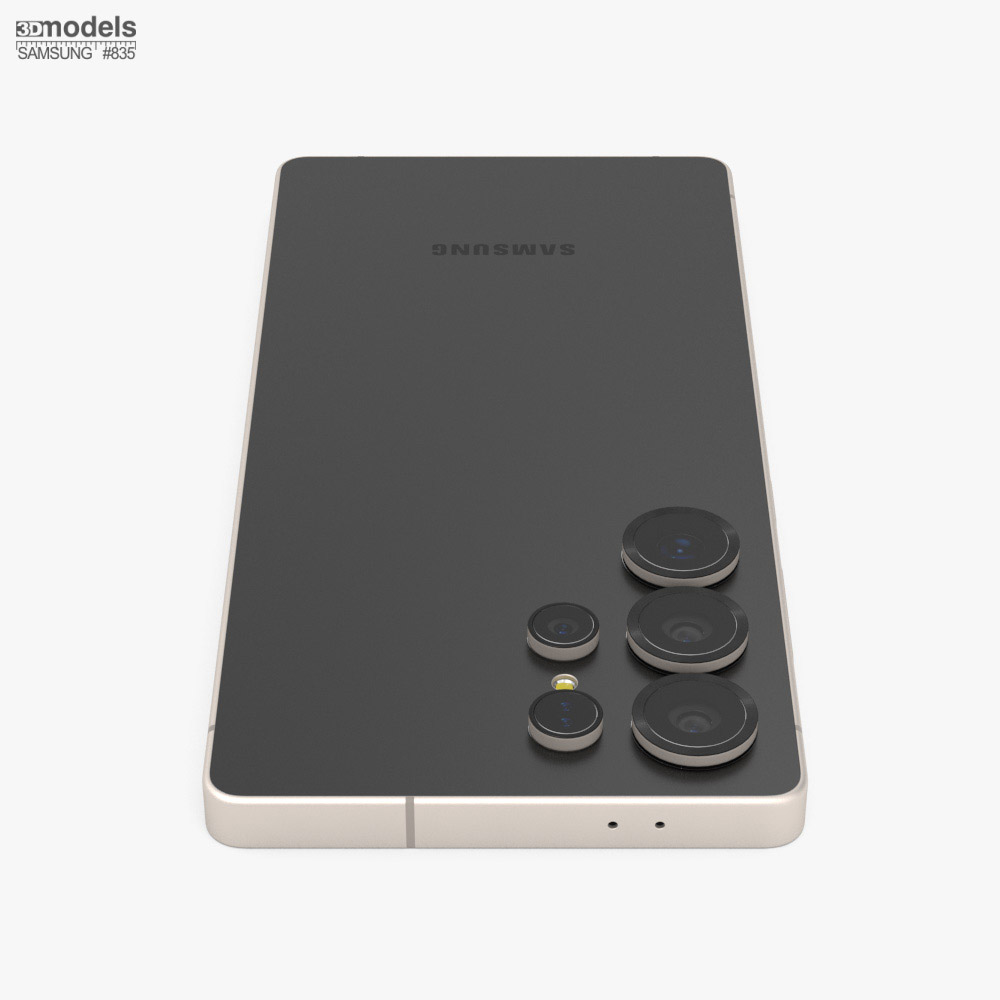 Samsung Galaxy S25 Ultra Titanium Black 3D modeli - İndir