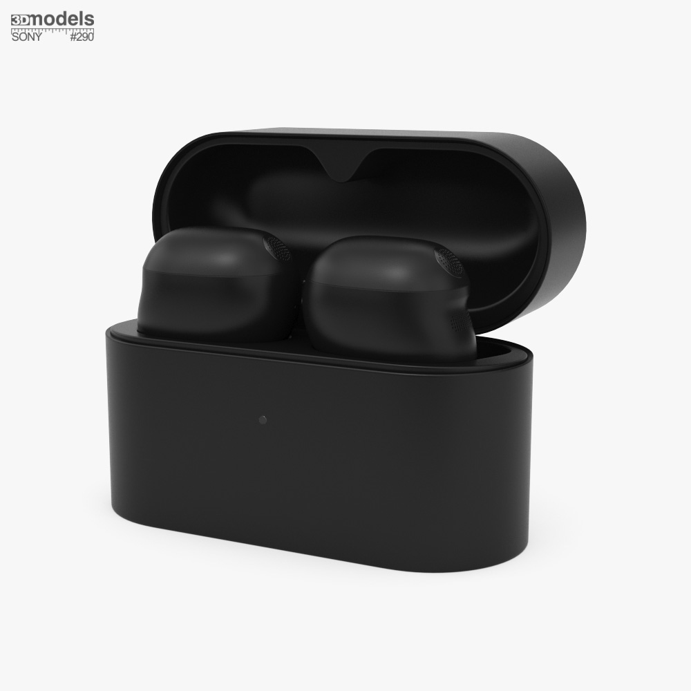 Sony WF-1000XM6 Black Modelo 3D - Baixar Dispositivos áudio no