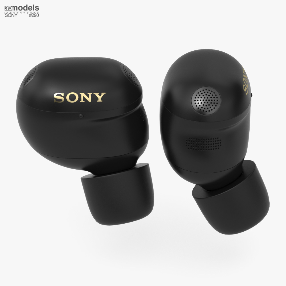 Sony WF-1000XM6 Black Modelo 3D - Baixar Dispositivos áudio no