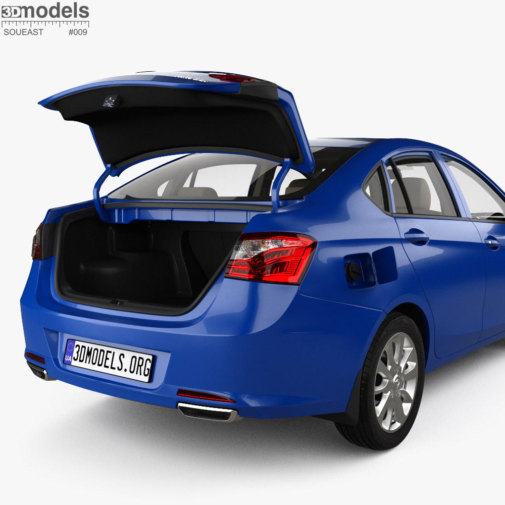 Soueast V5 Lingzhi with HQ interior 2015 3D model - Download Sedan