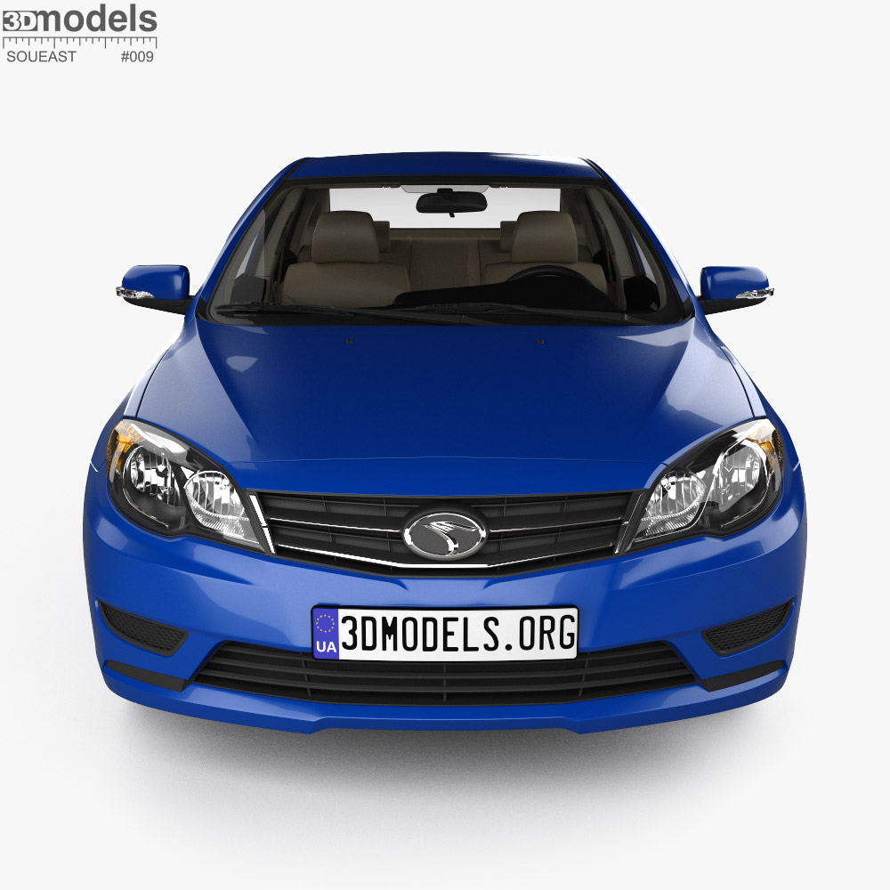 Soueast V5 Lingzhi with HQ interior 2015 3D model - Download Sedan
