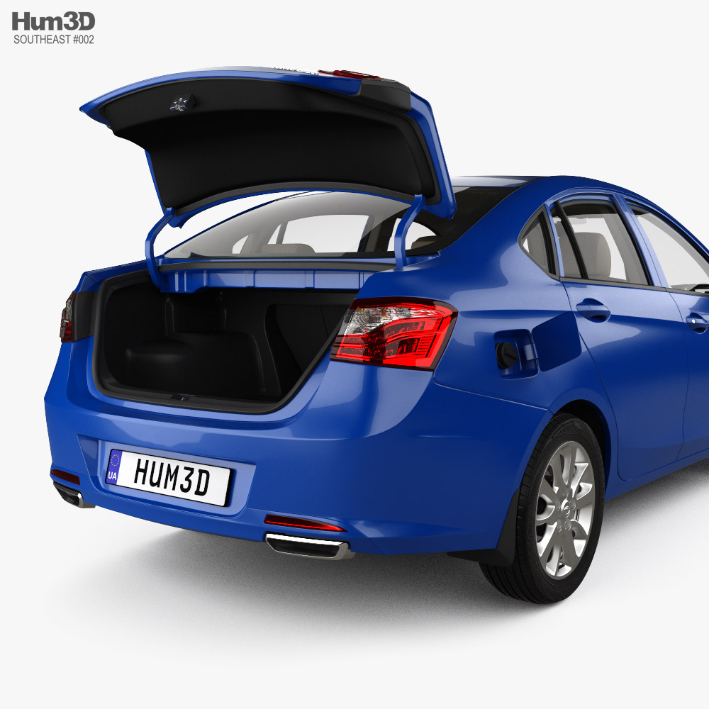 Southeast V5 Lingzhi with HQ interior 2018 3D model - Download