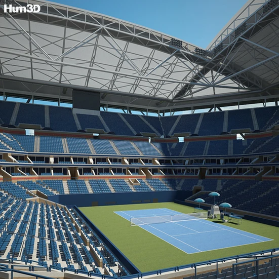 Arthur Ashe Stadium 3D model