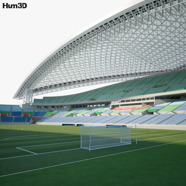 Estádio Saitama 2002 Modelo 3D - Baixar Arena desportiva no