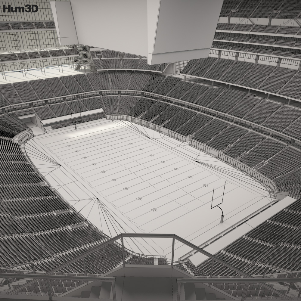 AT&T Stadium 3D model - Download Stadium on 3DModels.org