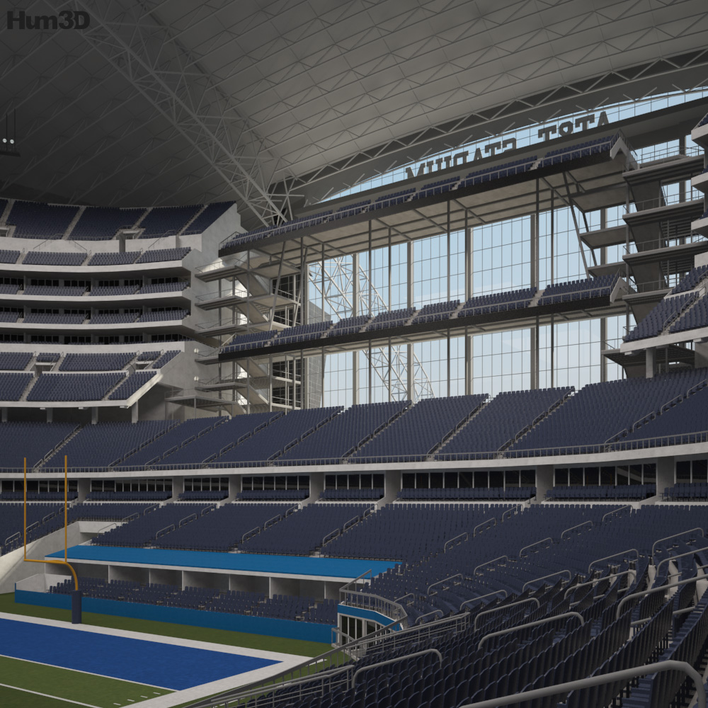 AT&T Stadium 3D model - Download Stadium on 3DModels.org