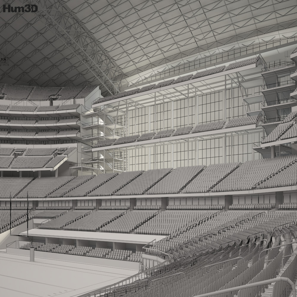 AT&T Stadium 3D model - Download Stadium on 3DModels.org