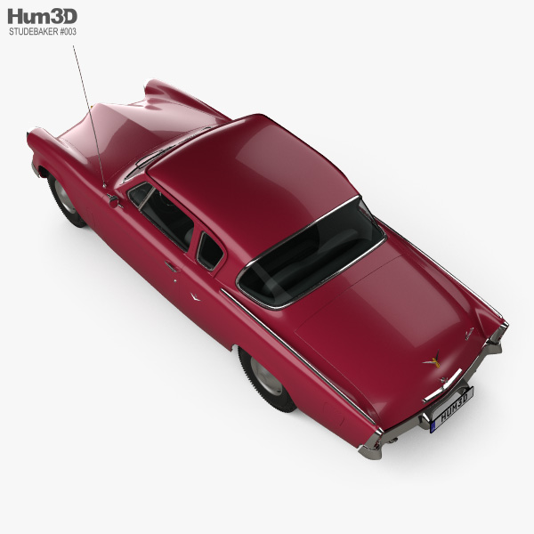 Studebaker Champion Starlight クーペ 1953 3Dモデル - ダウンロード