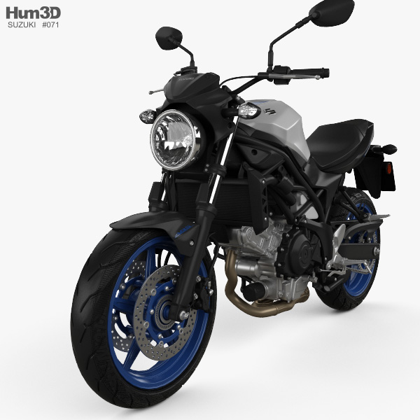 Suzuki SV650 2017 3D modeli - İndir Motosiklet üzerinde 3DModels.org