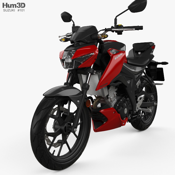 スズキ GSX-S125 2018 3Dモデル - ダウンロード モーターサイクル オン
