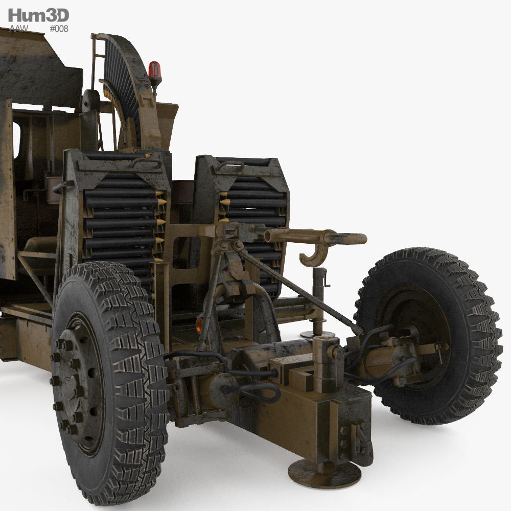 Bofors 40 mm Automatic Gun L 70 3D model - Download Gun on 3DModels.org
