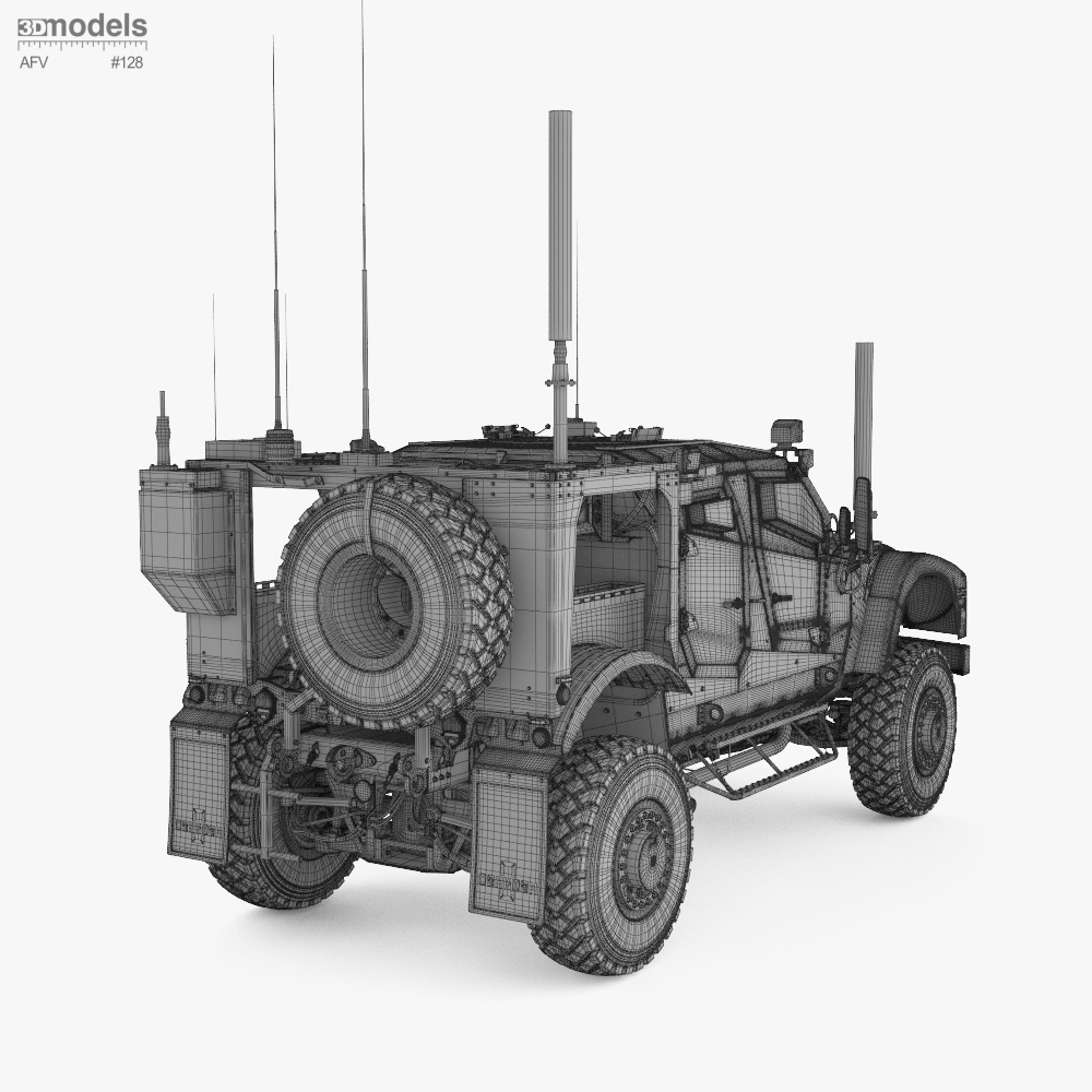 オシュコシュ M-ATV 軍用車両 3Dモデル - ダウンロード Crossover SUV