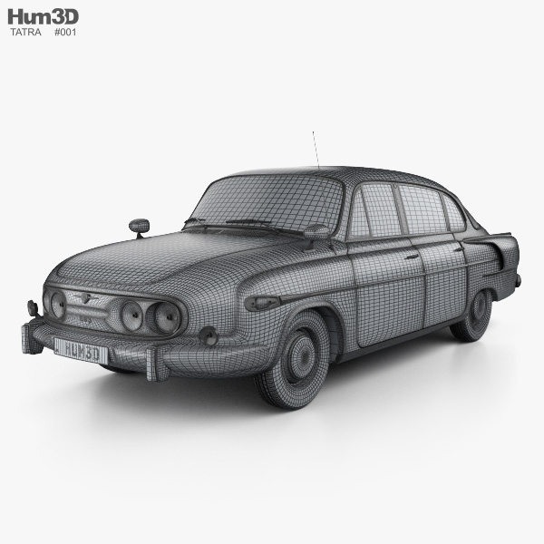 Tatra T603 1968 3D model - Download Sedan on 3DModels.org