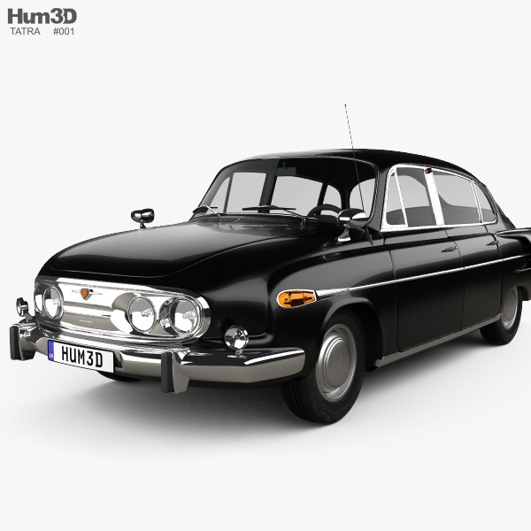 Tatra T603 1968 3D model - Download Sedan on 3DModels.org