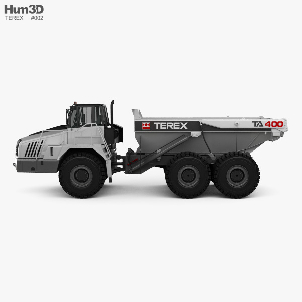 Terex TA400 Dump Truck 2014 3D model - Download Truck on 3DModels.org