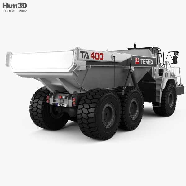 Terex TA400 Dump Truck 2014 3D model - Download Truck on 3DModels.org