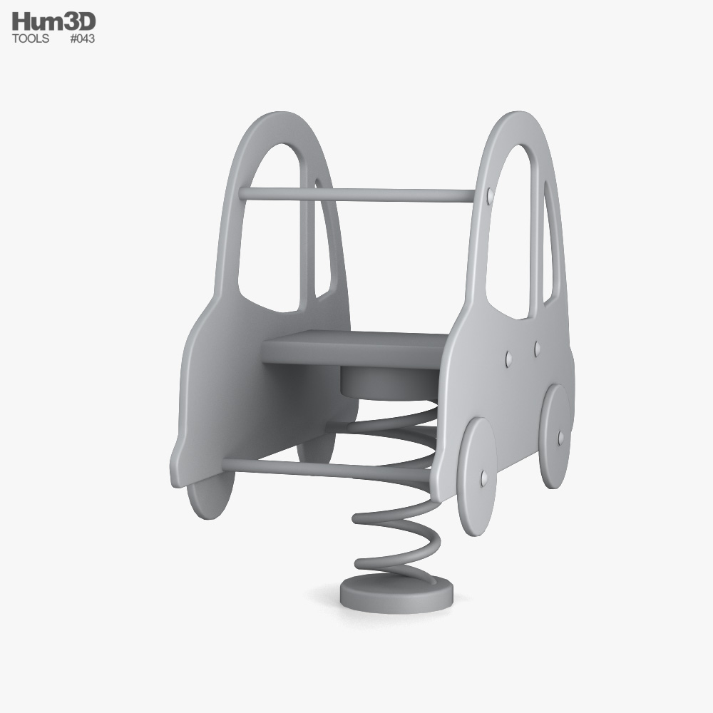 Car Spring Rider 3D model - Download Street elements on 3DModels.org