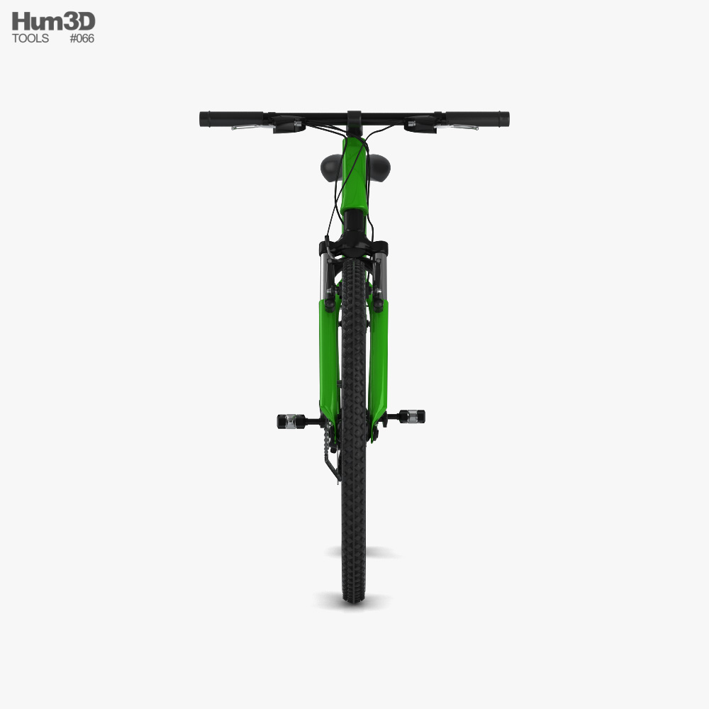 自転車 グリーン 3Dモデル - ダウンロード スポーツ機器 オン 3DModels.org