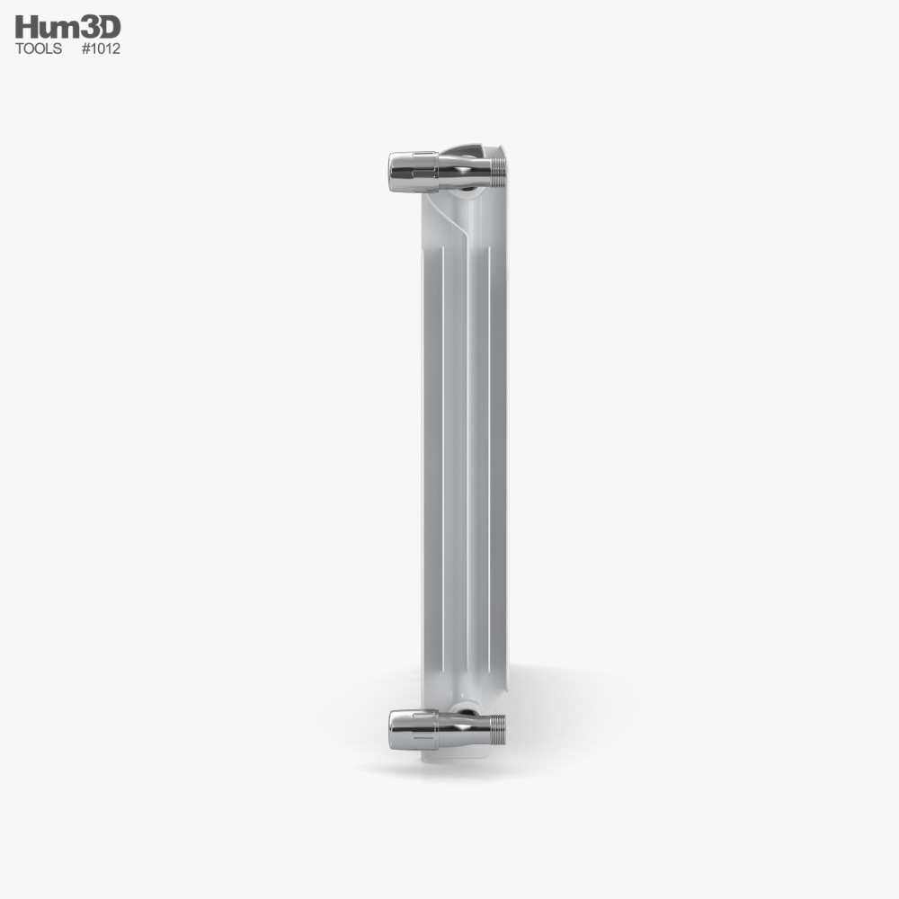 Aluminum Radiator 3D model - Download Building components on 3DModels.org