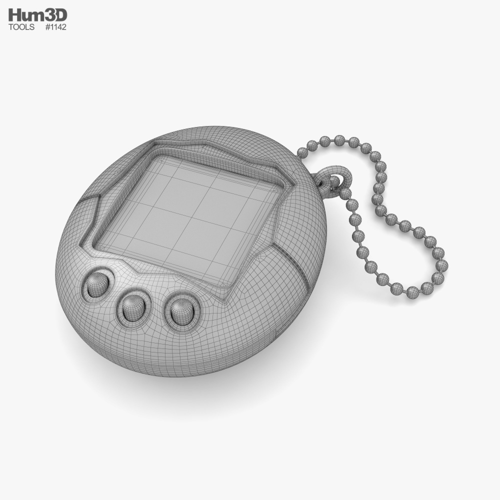 たまごっち デジタルペット 3Dモデル - ダウンロード おもちゃ オン