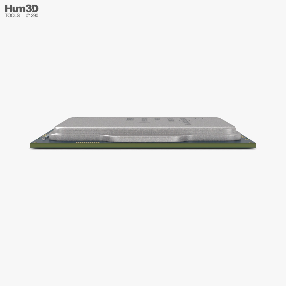 英特尔 Core i9-13900K CPU 3D模型 - 下载 电脑配件 开启 3DModels.org