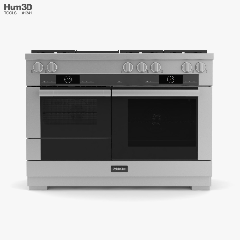 Miele HR 1956 3 G DF GD Cocina Profesional de 48 Pulgadas Modelo 3D ...