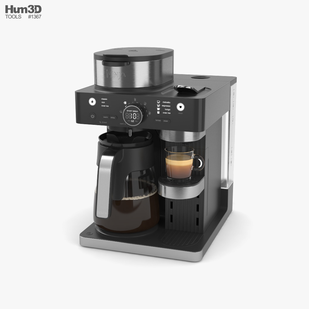 Ninja Espresso コーヒーメーカー 3Dモデル - ダウンロード 家電製品