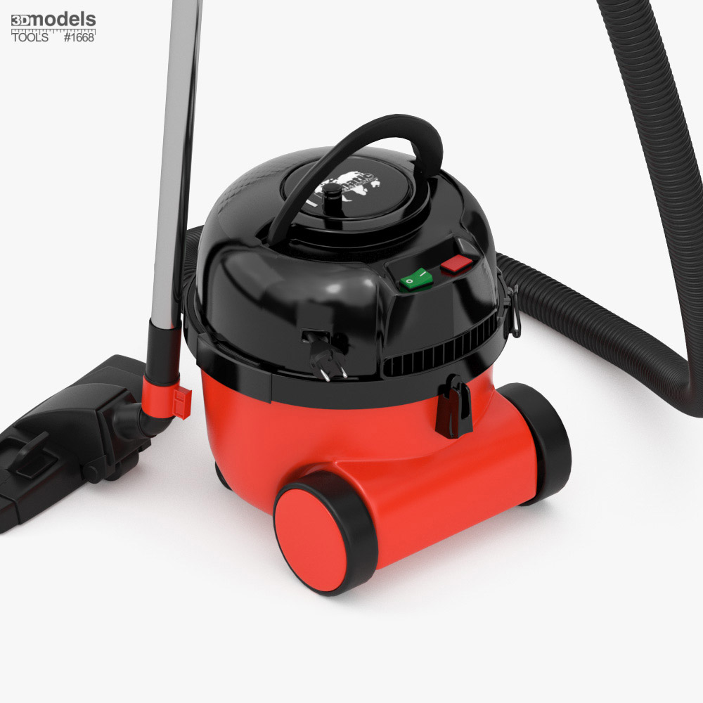 Henry vacuum cleaner 3d model download