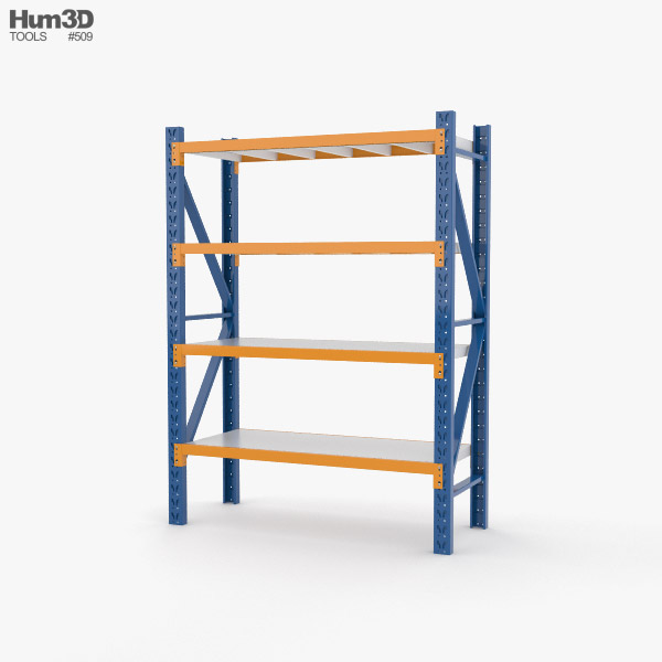 Metal shelving 3D Models Download - 3DModels.org