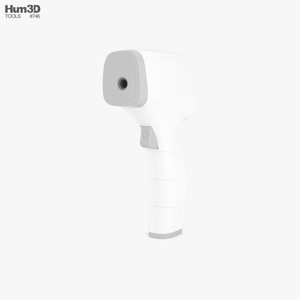 Infrared Thermometer 3D model - Download Medical Equipment on 3DModels.org