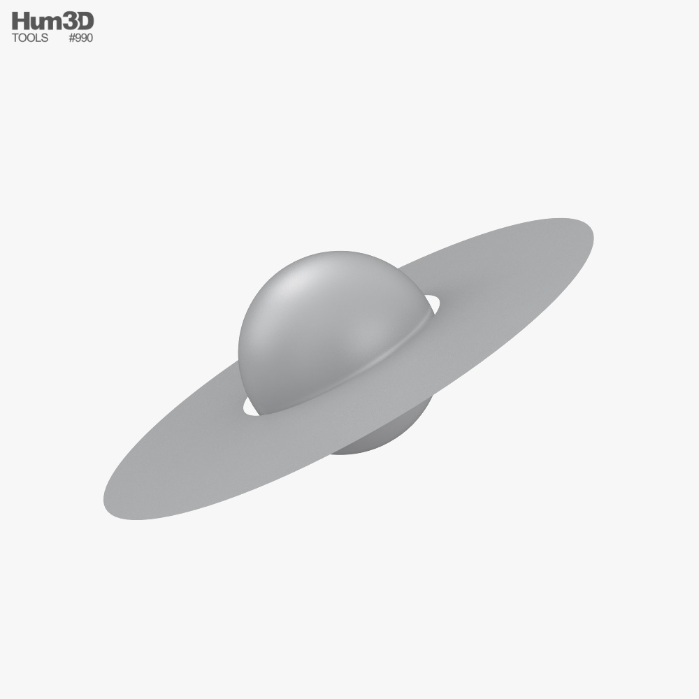 Saturn 3D model - Download Planets on 3DModels.org